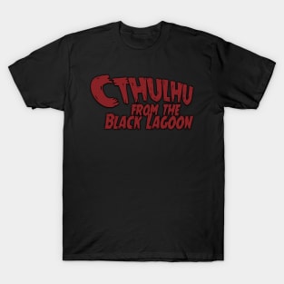 Cthulhu from the Black Lagoon Logo T-Shirt